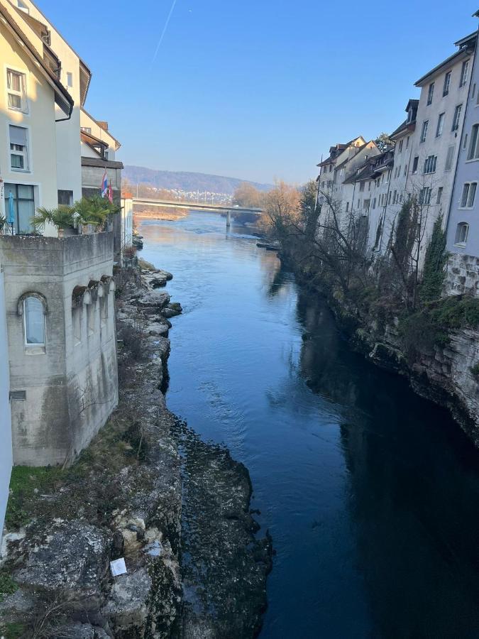 Blick Auf Schwarzen Turm - Freihofapartments Brugg  Kültér fotó